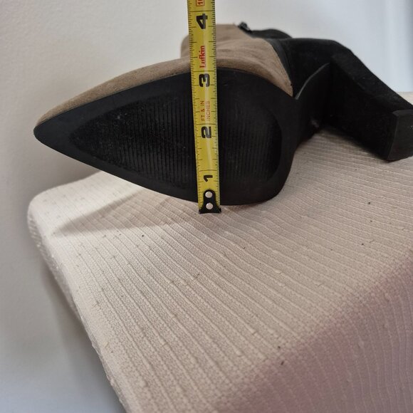 Tri-colour Faux Suede Booties - Picture 14 of 14